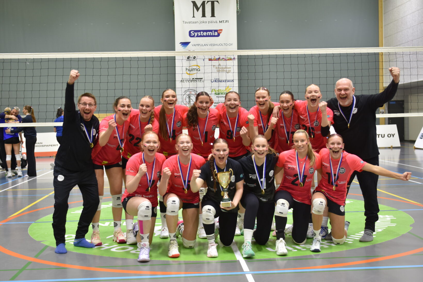 PuMa Volley Ja Vaasan Kiisto A nuorten Suomen Mestareiksi PuMa Volley Ja Vaasan Kiisto A nuorten Suomen Mestareiksi